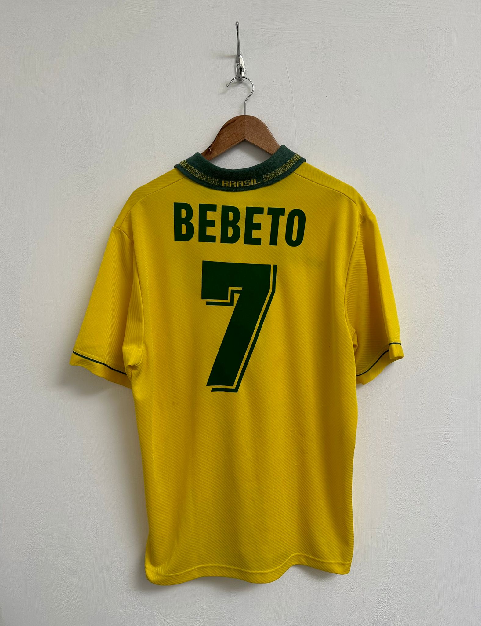 Maillot Du Brésil 1994-1995 Bebeto Numéro 7 - Occasion Très Bon état, Taille M, Umbro