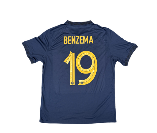 France 2022 Home Shirt Benzema #19