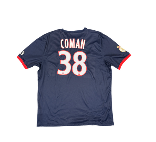 PSG 13-14 Home Shirt Coman #38