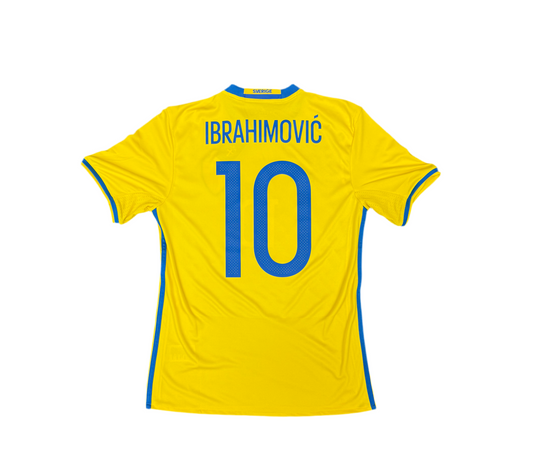 Sweden 2016 Home Shirt Ibrahimovic #10