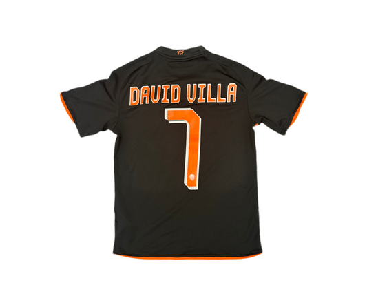 Valencia 08/09 Away Shirt David Villa #7