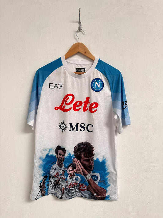 Napoli Match Face Game Shirt Kvaratskhelia #77