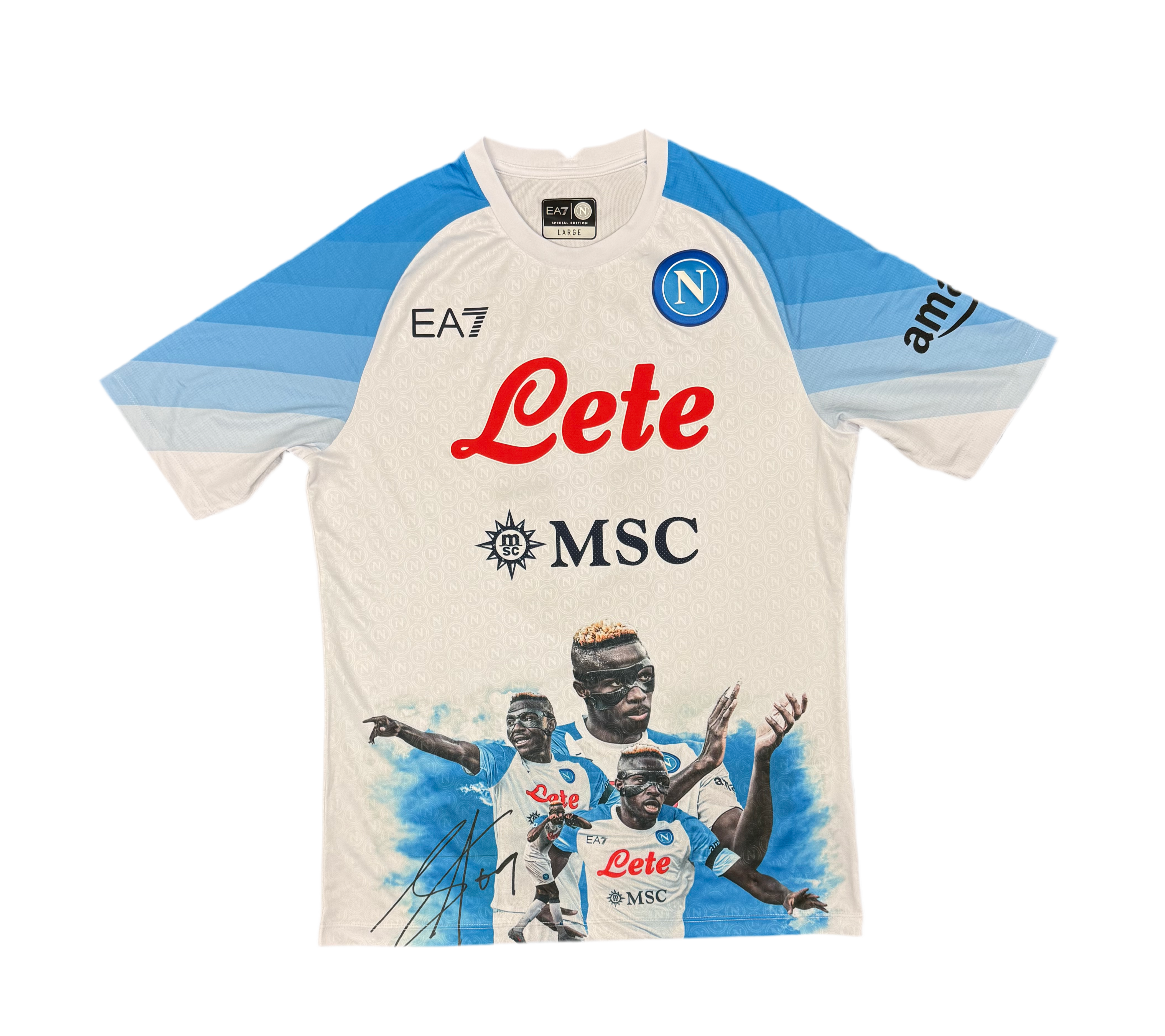 Napoli Match Face Game Shirt Osimhen #9 – SecretShirtCo